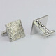 Nosskiss Klassische und exquisite gemusterte Metallmanschettenknöpfe für französische Hemdhemdhemdhemdhunger -Nägel Cufflinks klassisch gemusterte Manschettenknöpfe