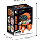 
brother care six-claw robot toy electric singing and dancing robot boys and girls lighting music children's birthday gifts six-claw robot - pink battery version (send disposable battery)
