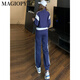 Magiopy International Luxury High-End-Marke kleine Menschen, die Casual Sports Set für Frauen Frühling neu anziehen.