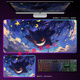 CLCEYRGB luminous mouse pad large Pokémon Genggui e-sports game keyboard pad animation table mat atmosphere light strip DD-3291 upgraded RGB Genggui 1000x500mm 4mm