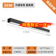 Clcey même style carré LED LED Long Strip Light Office Light Light Aluminium Square Office Chandeliers Striots Améliorisés Améliorisés 15054cm-36W Lumière blanche