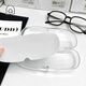 Dongha transparente Brille Box INS-Stil tragbare und stressresistente Studenten, Männer und Frauen, einfache und hochwertige Sonnenbrillen, hochwertige Aufbewahrungsbox, Brille Box + Brille Tuch