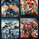 LEGO Compatible Echte autorisierte Pacific Rim Building Block Modell gefährlicher Wanderer Mecha -Versammlung Spielzeug Jungen Geschenk Sturm Red 10311 (698pcs)
