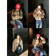 
COCO LIMITED fur Romantic resonance Finland imported SAGA silver fox lapel full fur fur amber camel (Jiaojie strongly promotes color) S