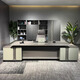 Qiheng (XIIBLC) Company Office Boss Desk Simple Modern Dior Manager Desk Double Cabinet President Desk Executive Desk Office Desk and Chair 2.4 Meter Boss Desk