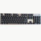 Adecuado para el nuevo teclado mecánico K845 Original Transparente de dos colores Blossom Black and Grey Keycap sin pudín blanco Conjunto 104 teclas