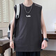 Aoxuanjue vest men's summer men's round neck sleeveless quick-drying high-end trendy brand vest casual sweatshirt t men's clothes 1708 black XL suggests 110-130Jin [Jin equals 0.5 kg]