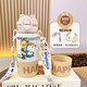 Sanrio stainless steel children's thermos cup new elementary school shoulder strap straw water cup outdoor with lid large capacity ETB679 Doraemon 500ml 500ML-[coffee]-painted printing-long-term protection