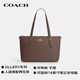 COACH brand direct supply women's GALLERY large handheld tote bag black CV402 New Year's gift