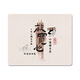 Fun and extremely ancient style mouse pad small ink painting light and shadow keyboard pad thickened high-value Chinese style table pad rubber soft pad simple and versatile high-value custom computer anti-slip and dirty resistant 15864 relax 26 cm x 21 cm x 3 mm