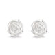 MHFDO999 sterling silver camellia earrings earrings pure silver sleep-free ear piercing screw ear jewelry S999 sterling silver camellia earrings 5.12g 10% off for a limited time