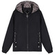 Woodpecker Women's Short Jacket Spring y Autumn 2025 Nuevo Madre de mediana edad suelta Top con capucha de gran tamaño Mhaki M (sugerido 80-95 Jin [Jin es igual a 0,5 kg])
