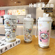 MPPMCK Lazy Sheep Thermal Cup Large Capacity Children's Straw 316 Stainless Steel Water Cup Student Coffee Cup New Portable [BZ1049 Lazy Sheep - Retro Red] 316 Stainless