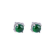 XIANGZHENFU JEWELRY 925 silver inlaid jade cabochon earrings full of green jade earrings ice jade earrings for girlfriends and elders