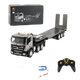 Jingxuan Trailer Toy Large Remote Control Flatbed Trailer Toy Engineering Model Transport Truck Imitation Children's Electric Vehicle 96CM Dual Battery 40 Minutes Battery Life