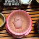 Medium quality Ru kiln bubble pig tea pet ornaments can be used for raising tea players, tea tray decorations, cute and creative tea tray decorations, lard jelly powder Ru tea pet/incense road_bubble pig simple decoration