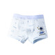 Cooles Kapitel (Kuzhang) Jungen Unterwäsche Kinder eine Klasse Pure Cotton Medium Large Kinder Junge Vier Ecken Sommer Dünnbaby Flachwinkel Baumwoll-Shorts Upgrade-7-Level-Sportbär + niedliche Biest 4 Packs 125 140 Größe (-13546-58jin [Jin gleich 0,5 kg]))