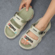 SEMIR SUMIR SUMPLADO OFICIAL DE SUMPLIENCIAS MENORES DE SUMPLEZA VUELO Sandalias de dos usos fuera de la playa Sports Soft Sole de una línea Conducción para zapatos Volcanic Ash 40 -41