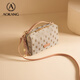 Aokang Bag Bolse para mujeres 2025 NUEVA MODA FOMBRA Crossbody Single Handsel Bag Light Luxury Square Bag Cirthaly Gifts para novia y esposa
