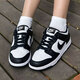 耐克（NIKE）休闲鞋男鞋2025新款夏季运动鞋Dunk Low低帮复古板鞋DV0833-100 DD1391-100黑白熊猫 40