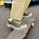 
FILA FUSION Fila Fashion Brand New Men's POP Lightweight Canvas Shoes Fashion Casual Shoes Concealed Green/Beige-CA 41