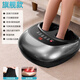 AUX foot massager, foot therapy, fully automatic hot compress and kneading, birthday gift, artifact for parents, elders, elderly, home appliance massager, physical therapy, good quality, flagship gray, three-stage foot massage + hot compress + acupoint massage