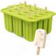 Sailoto ice cream mold ice cream popsicle homemade ice cubes frozen to make popsicle ice cream 2-pack ice cream mold green free root wood