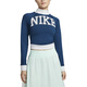 
NIKE new women's sports print casual long-sleeved T-shirt DQ6625-460 XS