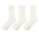 PRIMEET PRIMEET Socks for women in summer thin Miu style ballet style breathable medium tube socks for summer piled socks with single shoes