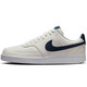 Nike Men's Chaussures 2025 Été Nouvelle version simple Air Force One Court Sports Chaussures Couleur de blé Contrôle HQ4867-101 Sail blanc / Ortel Deep Sea Blue 45