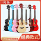 润扬单板尤克里里21寸23寸小吉他初学者入门学生儿童乐器ukulele 润扬21寸黑色-全套配件