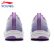 Li Ning children's shoes children's running shoes for girls Feiyun 2 V3 lightweight anti-collision training sports shoes 36YKFV096-4