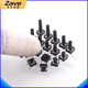ZAVE tact switch 6*6*9.5 black (20 pieces)