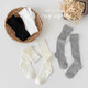 Girls' stockings summer thin children's Korean style ins solid color college style calf socks summer mesh pile socks black 1 pair 6-8 years old L (recommended foot length 18-20cm)