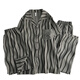 
Yalu 2025 new men's pajamas Yunduo Cotton Short Sleeve Three-piece Set for summer simple and generous, can be worn on the outside for men's home clothes Yunduo Cotton 12529 [two-piece Set] L Recommended height 170, weight 100-130