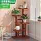 
Diyi solid wood windowsill succulent flower rack living room home multi-layer small flower rack balcony flower pot rack decoration A0 type coated warm white height 15-30cm
