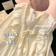 
Qiao Erchun and Autumn Style Pajamas with Chest Paddy for Women Summer Short Sleeve Three-Piece Set 2025 New Long Sleeve Trousers Home Clothing 9923 Pink [Bringing Chest Pad] M [Suggested to wear weight 80-100 Jin [Jin equals 0.5 kg]]