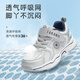 Tylanis Autumn New Children's Sports Chaussures de sport tendance et cool pour garçons de course Chaussures de course pour filles Légères chaussures de papa décontractées non glissées argent (Mesh respirant) Sole intérieure fraîche 28 longueur intérieure 18cm adaptée à la longueur du pied 17,0 cm