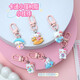 Neue vielseitige KT -Katze Keychain niedliche Cartoon Harz Anhänger Schultasche Hanges kleines Geschenkpaar Keychain [Kt Cat Keychain] Trojaner Kätzchen