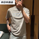 TYBURN赫库森短袖正肩修身圆领T恤潮流高质感夏季潮流百搭显肌肉上衣男 Jo1正肩白色短袖(前D9905) M 建议(100-130斤)