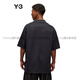 Y-3Y3 Yamamoto Yoshi 2025 Frühlings- und Sommer Neuprodukt Fashion Casual Männer und Frauen T-Shirt JN4877 Schwarz XS