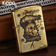 Zippo Lighter Zippo Versión genuina del Escuadrón Suicide Máquina de armadura de tallado profundo de los hombres para la personalización de regalos personalizados de los hombres DY9902TJ