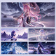 MPPMCK MOUSE PAD Schönheit Cygnus God Cartoon 2d Super große Größe männlicher und weiblicher Büro-Lernspiel-Tischpolster Keyboard My-6167 Yae Gott Sohn 700x300mm 2mm