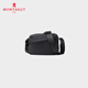 
Mengtejiao neutral fabric new crossbody bag fashionable shoulder bag lightweight travel bag large capacity small variance bag black