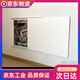 Strong electric box decorative cover ultra-thin meter box painting multimedia does not block the signal box, push-pull extremely thin strong and weak electric box minimalist white pure white board-left and right push-pull customized (5 cm larger than the hole size)