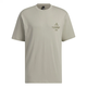 Adidas [Courrier de publication Japon] Nouvelle chemise pour hommes Sports et décontracté rond à manches courtes en vrac décontractées IP3923 Green XL / Buste 101-106