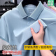 Classic car mulberry silk men's classic business casual short-sleeved lapel POLO shirt 2025 summer new top T-shirt Thousand 15125-light pink L 170 [suitable for weight 120-140Jin [Jin equals 0.5 kg]]