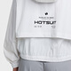 HOTSUIT后秀防晒衣女2025夏季新款速干凉感透气短款夹克上衣通勤连帽外套 银白色 S