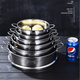 Beiyipin thickened stainless steel steamer steamer milk pot household steamer grate steaming grid universal steamer steamer flat mouth special stainless steel steamer 18cm