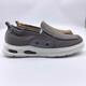 Sachi Satchi Shoes para hombres 25 zapatos de tela Nuevos zapatos perezosos zapatos casuales para hombres Pop de maíz en lienzo transpirable zapatos gris 3883 38